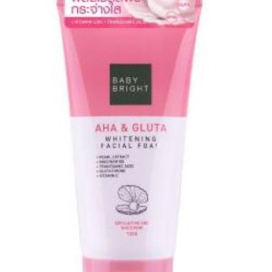 Baby Bright AHA & Gluta Whitening Facial Foam